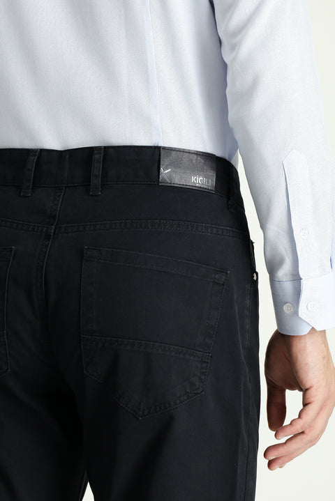 Medium Anthracite Slim Fit Tapered Sport Pants