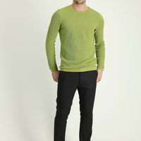 Mid Smoke Regular Fit Standard Cut Patterned Lycra Canvas / Chino Trousers