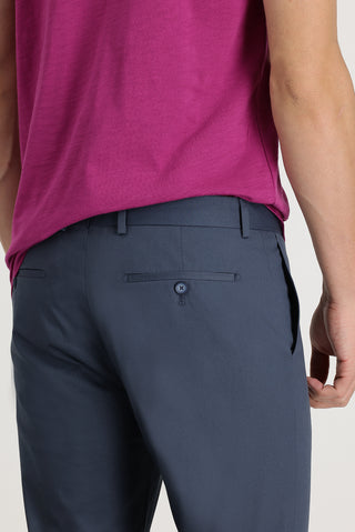  Orta Petrol 7 Drop Super Slim Fit Eksra Dar Kesim Pamuk Klasik Kumaş Pantolon