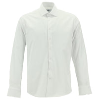 Beyaz Uzun Kol Slim Fit Dar Kesim Klasik Pamuklu Gömlek