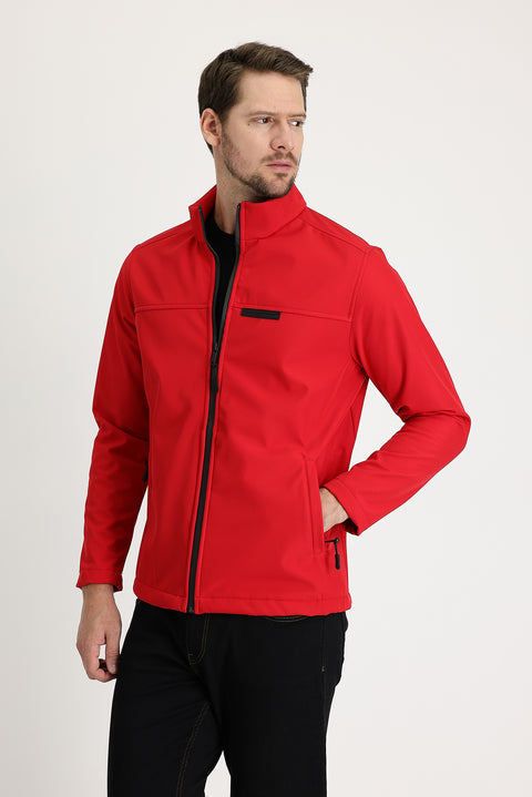 Flag Red Slim Fit Narrow Cut Sport Jacket
