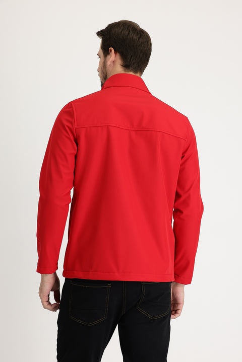 Flag Red Slim Fit Narrow Cut Sport Jacket