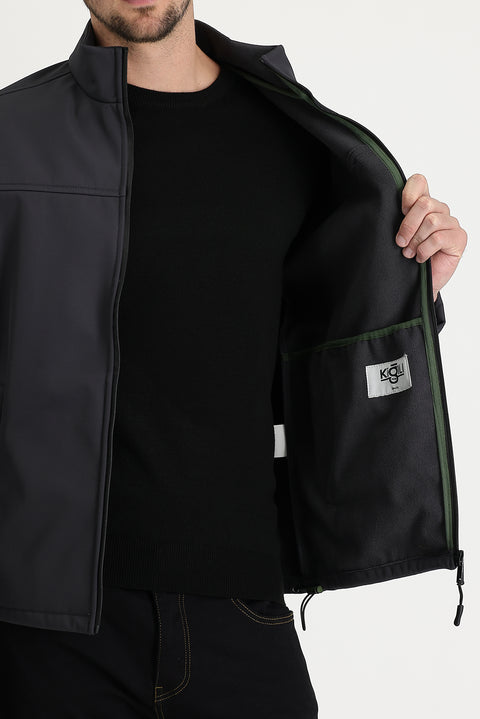 Medium Anthracite Slim Fit Sports Jacket