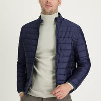 Dark Navy Quilted Sport Jacket