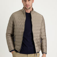 Light Brown Quilted Sport Jacket