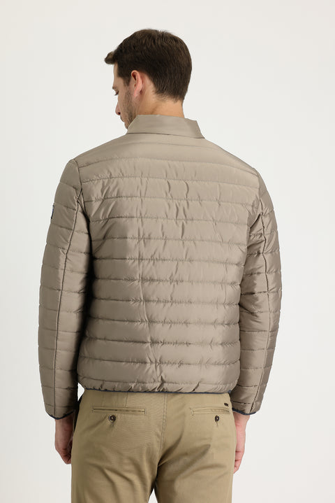 Light Brown Quilted Sport Jacket