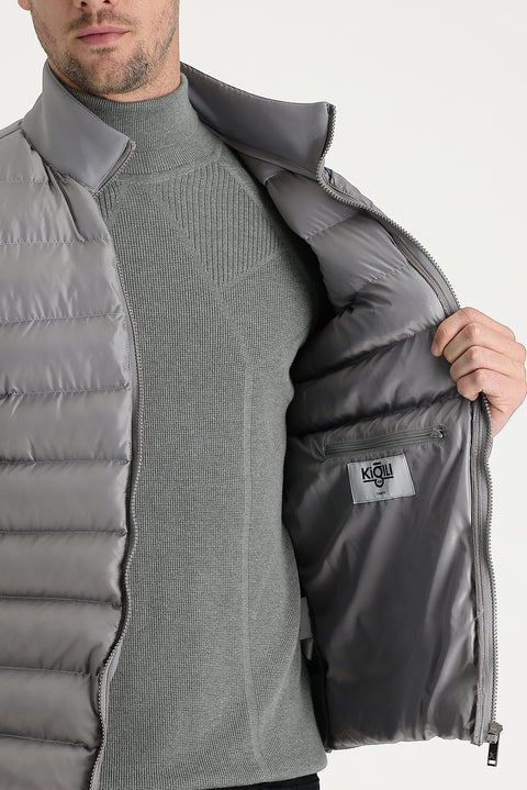 Medium Grey Quilted Sport Jacket