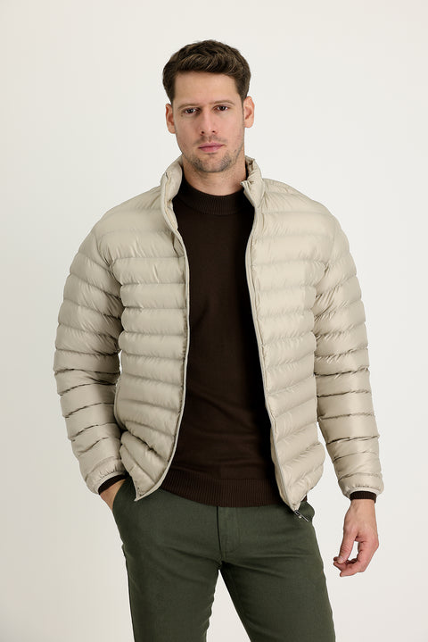 Stone Quilted Sport Jacket