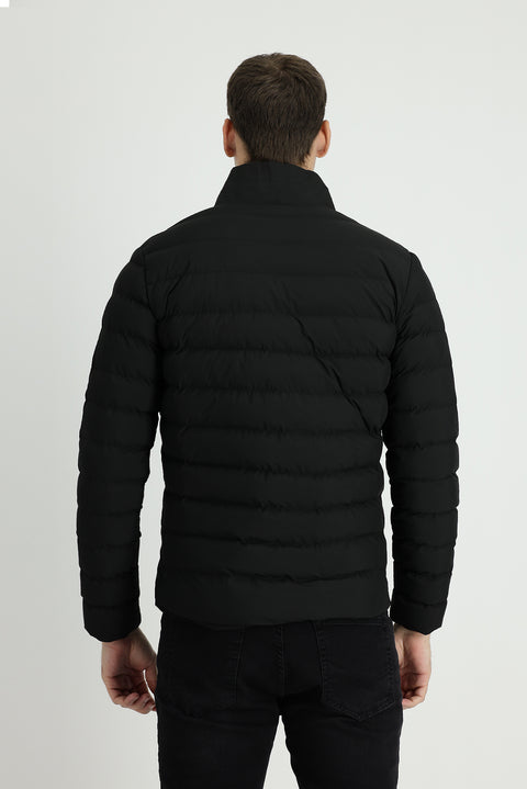 Black Quilted Sport Jacket