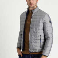 Medium Grey Quilted Sport Jacket