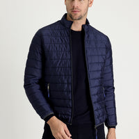 Dark Navy Quilted Sport Jacket