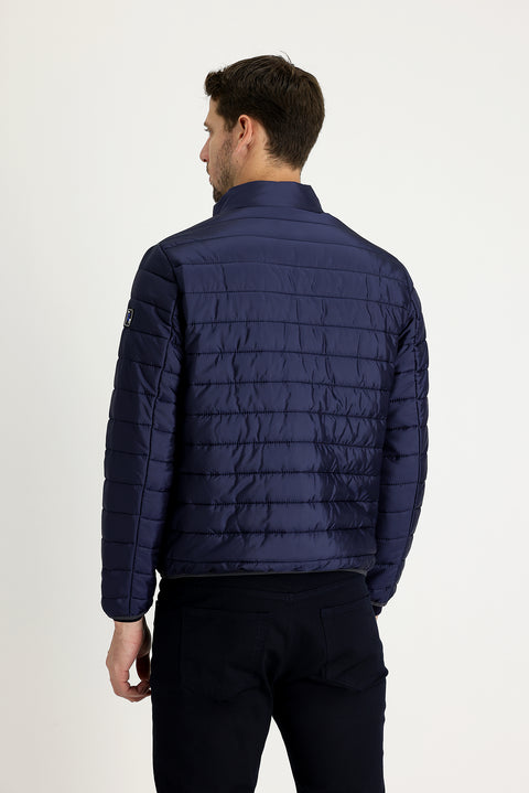 Dark Navy Quilted Sport Jacket