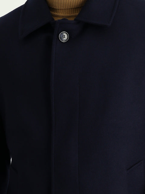Dark Navy Plain Coat