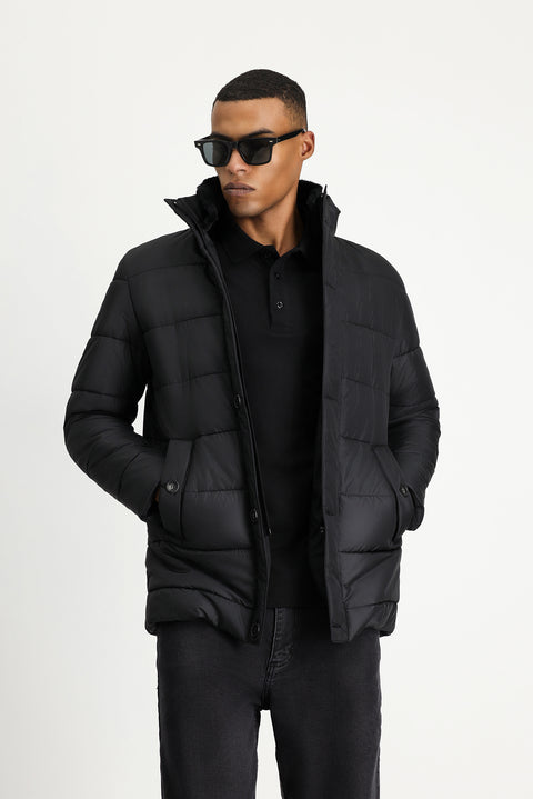 Black Fur Collar Sport Coat