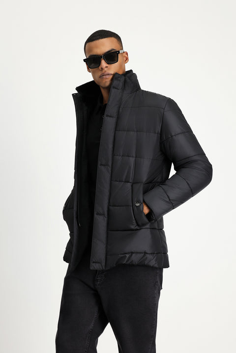 Black Fur Collar Sport Coat