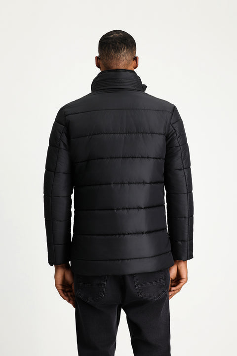 Black Fur Collar Sport Coat