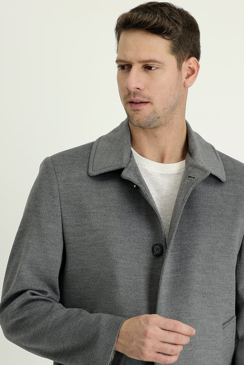 Medium Gray Classic Coat