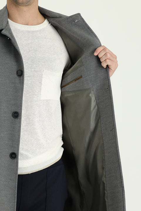 Medium Gray Classic Coat