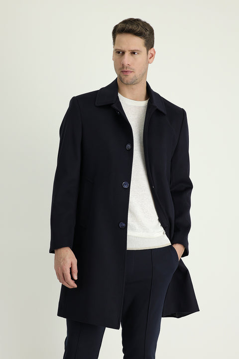 Dark Navy Classic Coat
