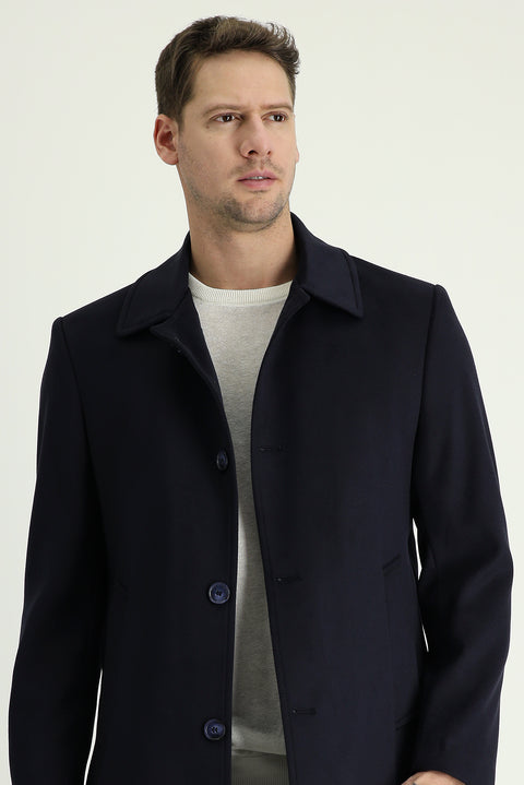 Dark Navy Classic Coat
