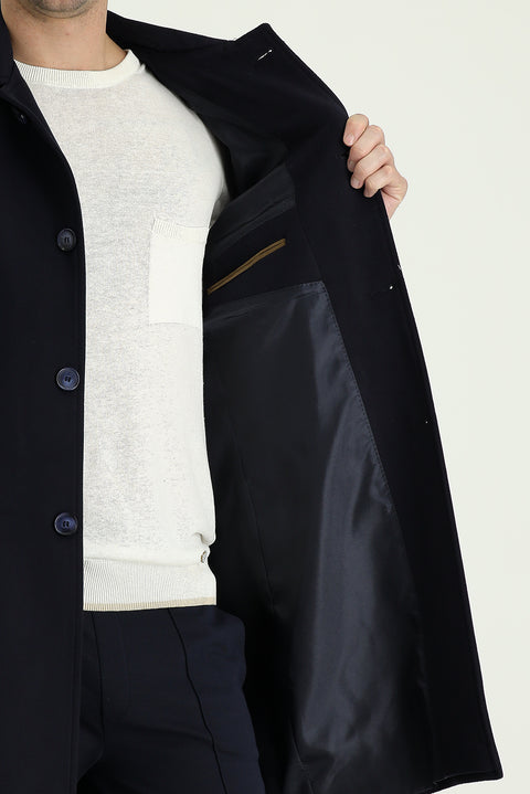Dark Navy Classic Coat