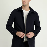 Medium Navy Classic Overcoat & Trench Coat