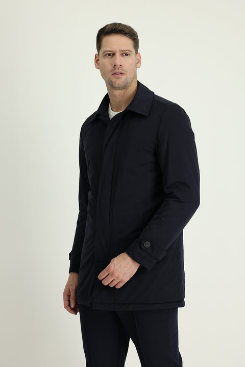 Medium Navy Classic Overcoat & Trench Coat