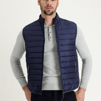 Dark Navy Quilted Puffer Vest