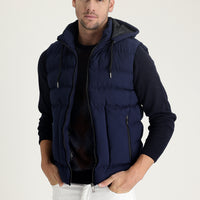 Medium Navy Blue Padded Sports Vest