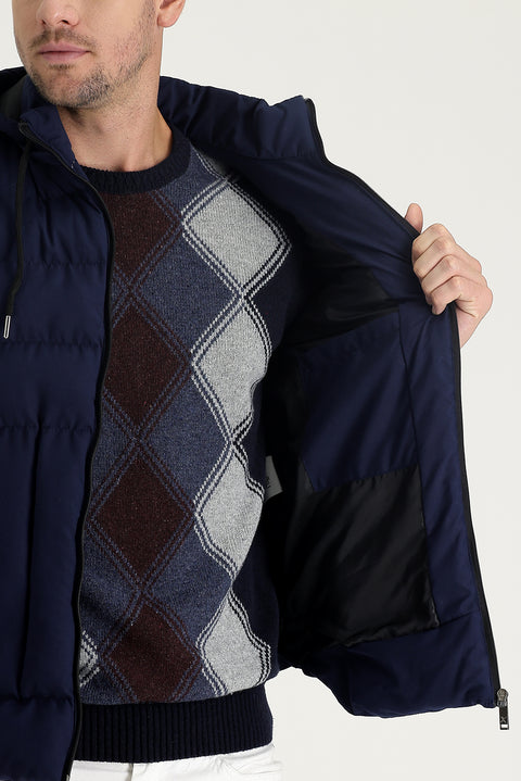 Medium Navy Blue Padded Sports Vest