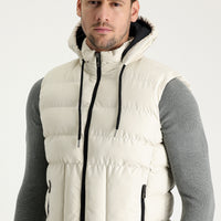 Medium Beige Padded Sports Vest