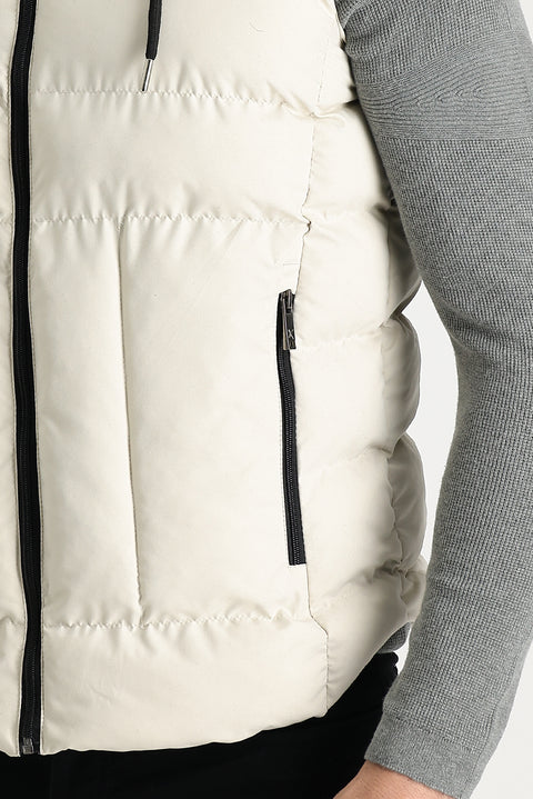 Medium Beige Padded Sports Vest