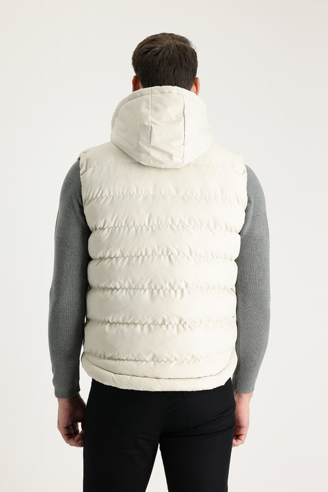Medium Beige Padded Sports Vest