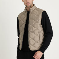 Medium Mink Quilted Sport Vest