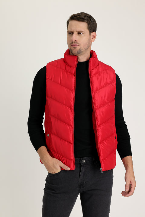 Coral Red Inflatable Sports Vest
