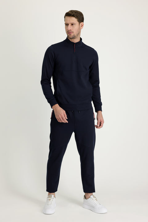 Dark Navy Slim Fit Sweatpants