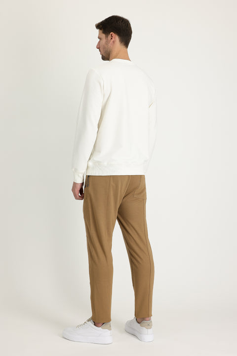 Camel Slim Fit Dar Kesim Sweatpant / Eşofman
