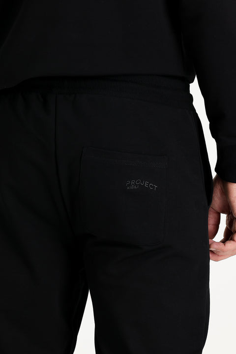 Black Slim Fit Sweatpants
