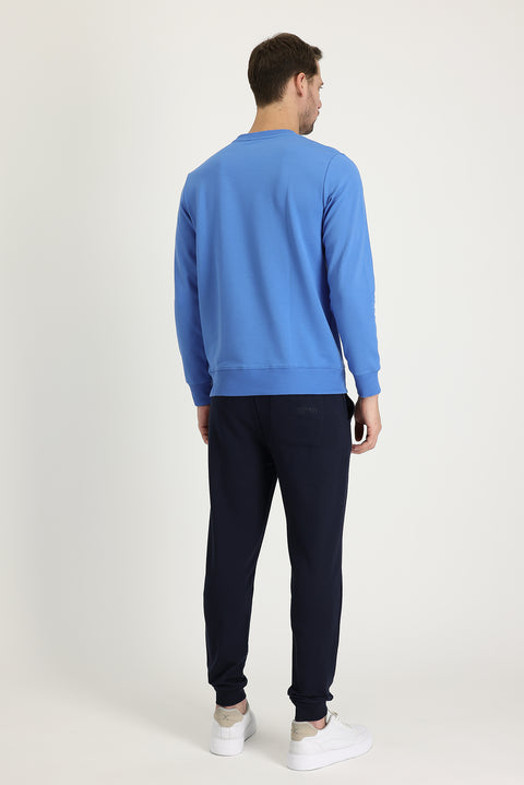 Medium Navy Slim Fit Cotton Sweatpants