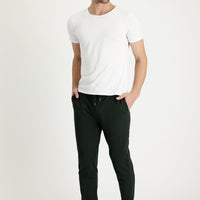 Orta Haki Slim Fit Dar Kesim Pamuklu Sweatpant / Eşofman Altı
