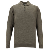 Medium Mink Polo Neck Regular Fit Knitwear Sweater