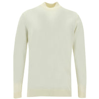 Off-White Semi-Turtleneck Regular Fit Knitted Sweater
