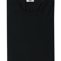 Black Plus Size Crew Neck Regular Fit Knitted Sweater