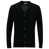 Siyah Regular Fit Triko Hırka