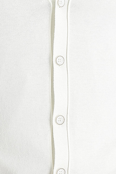 Off-white Regular Fit Knitted Cardigan