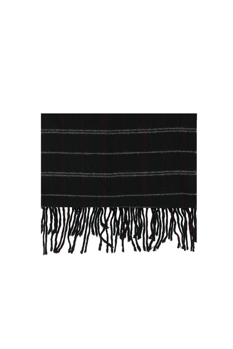 Black Patterned Scarf