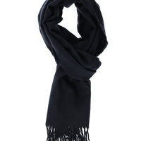 Dark Navy Plain Scarf