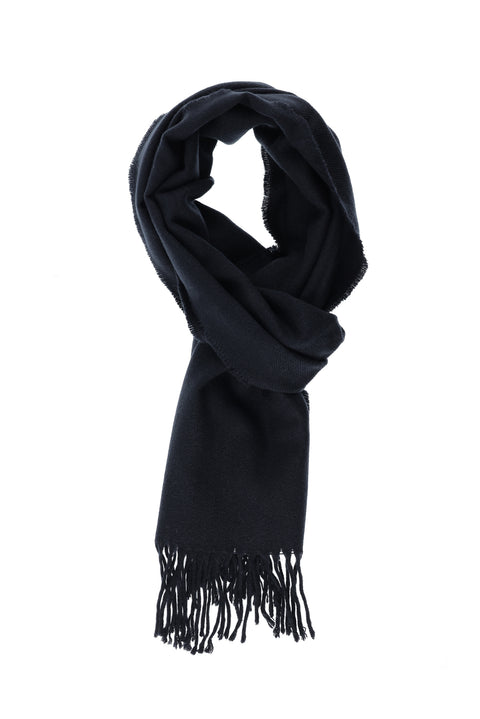 Dark Navy Plain Scarf