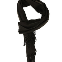 Dark Brown Plain Scarf