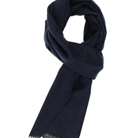Medium Navy Plain Scarf